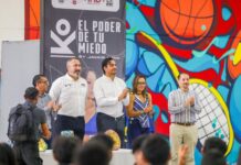 Se reunieron más de Mil jóvenes con Carlos Peña Ortiz y la boxeadora Jackie Nava