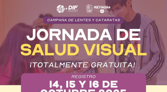 Realiza DIF-Reynosa Registro para Jornada de Salud Visual en beneficio de las familias