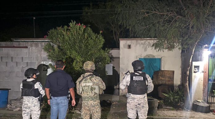 Cateo en Reynosa asegura droga y “ponchallantas”