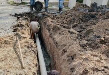 Rehabilita COMAPA drenaje sanitario en la colonia Las Fuentes