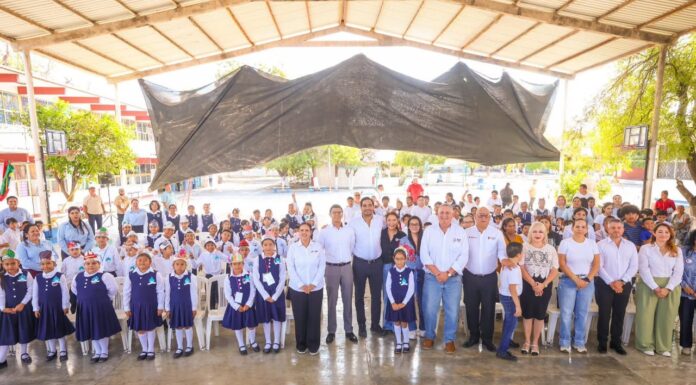 Inauguró Carlos Peña Ortiz programa Desayunos Escolares 2025 en escuela primaria Benito Juárez