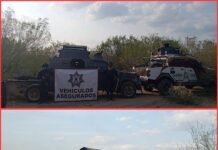 Monstruo asegurado en Reynosa revela técnica de camuflaje criminal