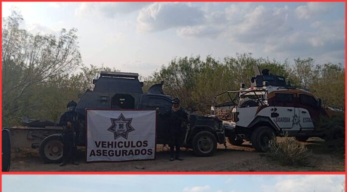 Monstruo asegurado en Reynosa revela técnica de camuflaje criminal