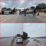 Automovilistas atrapados en brecha de San Fernando piden auxilio