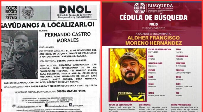 Choferes de Tamaulipas desaparecen en Matías Romero, Oaxaca