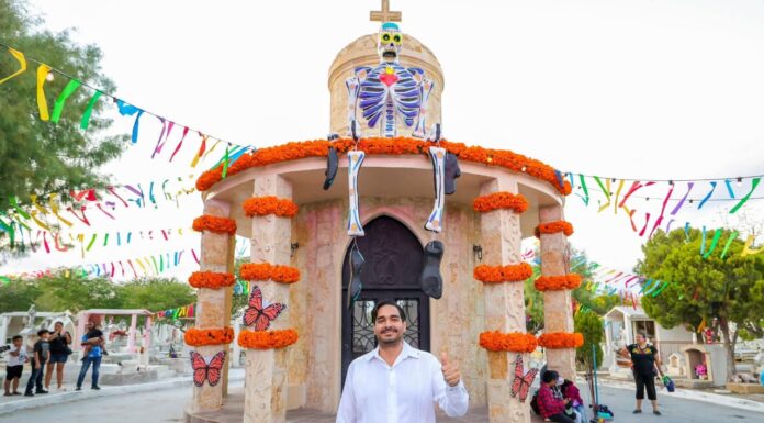 Visitó Carlos Peña Ortiz Visita panteón municipal Sagrado Corazón