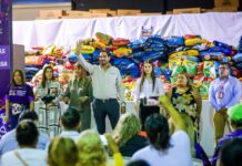 Entregó Alcalde Carlos Peña Ortiz 13 toneladas de croquetas a rescatistas de Reynosa