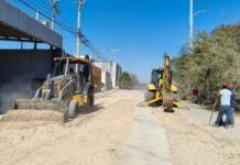 Ejecuta COMAPA trabajos de reposición de carpeta asfáltica en la colonia Campestre