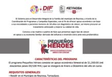 Abre DIF-Reynosa convocatoria para renovación y nuevo ingreso a programas de becas