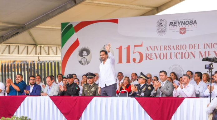 Conmemoró Gobierno Municipal de Reynosa 115 Aniversario del Inicio de la Revolución Mexicana