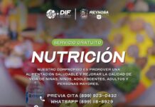 Ofrece DIF-Reynosa atención nutricional para fortalecer la salud de las familias