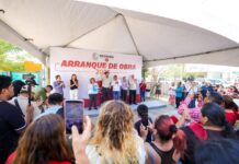 Inició Gobierno de Carlos Peña Ortiz pavimentación en Ampliación 16 de Septiembre