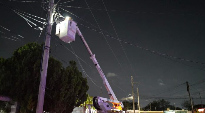Embellecen y dan mantenimiento Reynosa con jornadas nocturnas