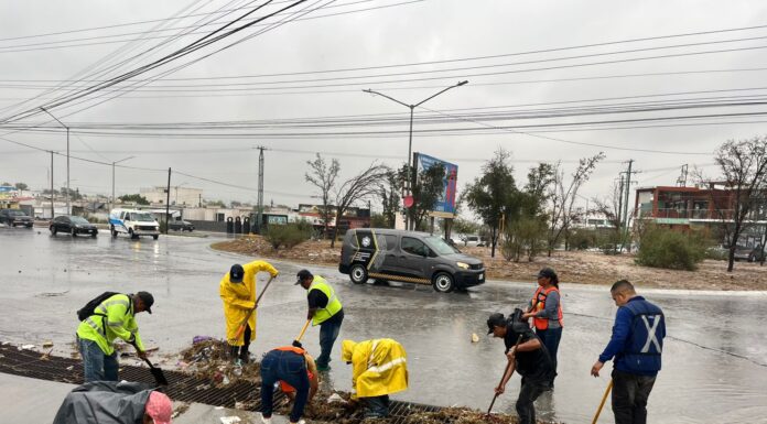 Atiende Gobierno de Carlos Peña Ortiz emergencia por lluvias en Reynosa