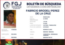 Familiares exigen localizar a Fabricio tras su secuestro