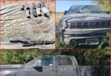 Ejército Mexicano asegura arsenal y explosivos en Camargo