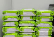 Cocaína asegurada en Puente de Río Grande Texas.