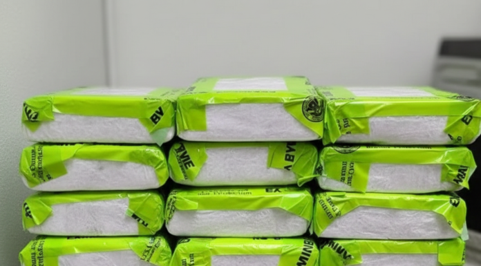 Cocaína asegurada en Puente de Río Grande Texas.