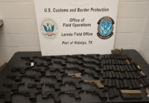 Desmantelan arsenal de guerra en la frontera: 30 pistolas y 61 cargadores tenían como destino el crimen organizado mexicano