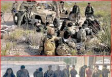 Migrantes detenidos en operativo