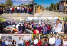 Festejo gastronómico por nueva pavimentación en la Américo Villarreal