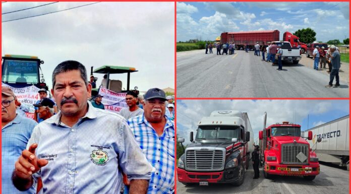 Productores agrícolas convocan movilizaciones pacíficas en Tamaulipas