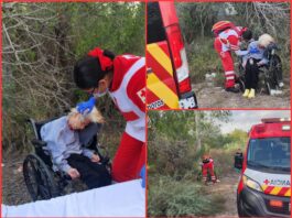 Abandonan a mujer de la tercera edad en camino rural