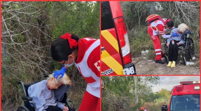 Abandonan a mujer de la tercera edad en camino rural