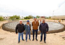 Puso en marcha Alcalde Carlos Peña Ortiz construcción de Tanque Cisterna en Rancho Grande
