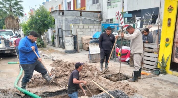 Reparó COMAPA fugas de agua en diversos sectores de la ciudad