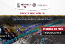 Anuncia PCyB de Reynosa el Frente Frío # 19