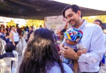 Llevó Gobierno de Carlos Peña Ortiz alegría y regalos a Unidad Obrera