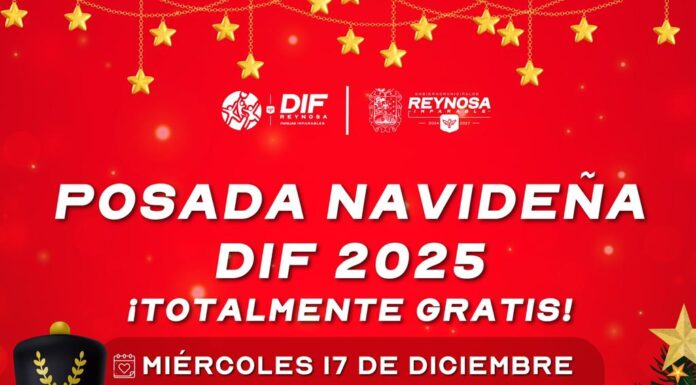 Invita DIF-Reynosa a Posada navideña 2025 en la colonia Jarachina Sur