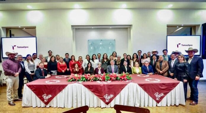 Reconoció Alcalde Carlos Peña Ortiz unidad y compromiso del Gobernador Américo Villarreal Anaya