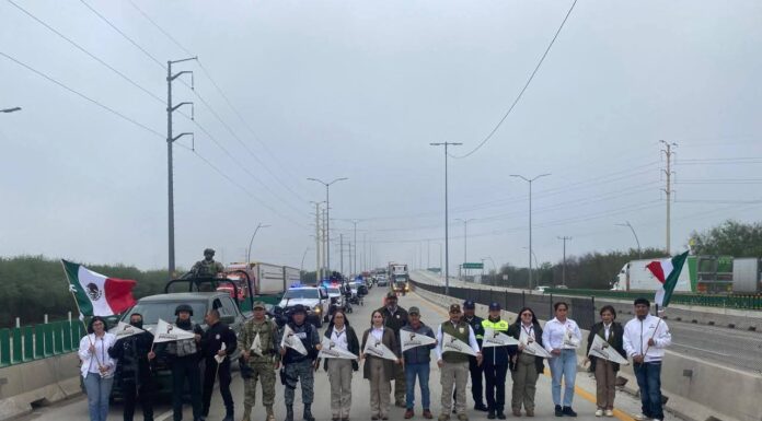 Participó Tránsito y Vialidad de Reynosa en la Caravana «Héroes Paisanos, Invierno 2025»