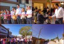Alcalde inaugura pavimentación hidráulica en la calle Chiapas