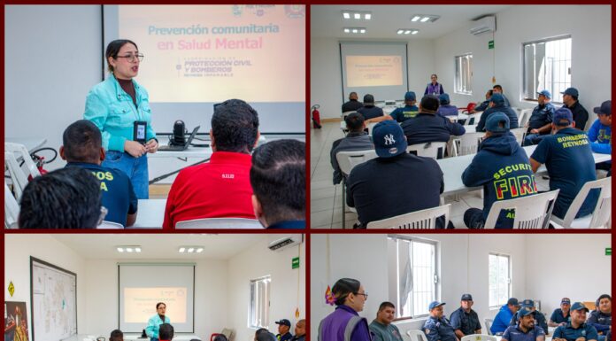 Reynosa fortalece la salud mental de Protección Civil y Bomberos