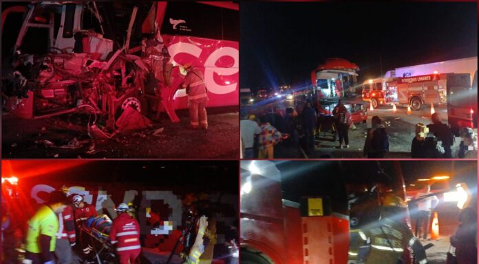 Choque de autobús con pacientes de Tampico deja seis heridos en NL