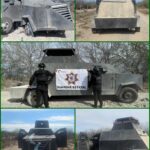 Aseguramiento de vehículos «Monstruos» en Camargo