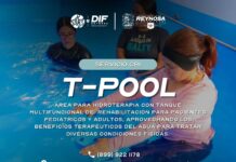 Ofrece DIF-Reynosa servicios de rehabilitación en el área de T-Pool en el CRI