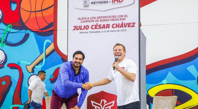 Brindaron conferencias ex boxeadores con el apoyo del Gobierno de Reynosa