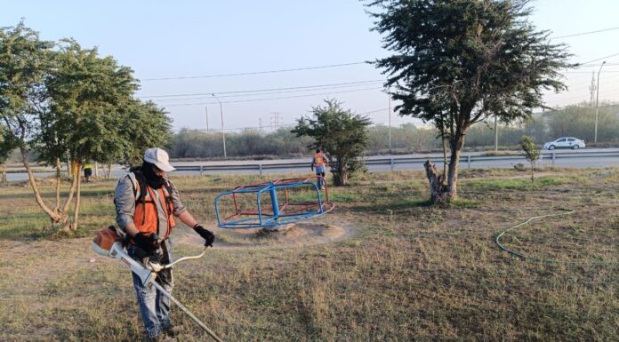 Realiza Municipio de Reynosa limpieza matutina de la vía pública