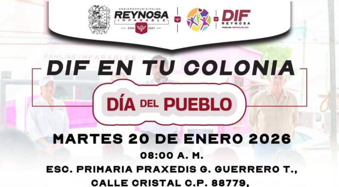 Acercará DIF-Reynosa servicios gratuitos a la colonia Arcoíris con Brigada