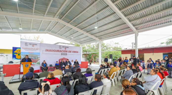 Motiva infraestructura escolar a niños y niñas de Reynosa», Director de escuela primaria.