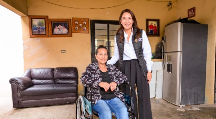 Realiza DIF-Reynosa entrega de sillas de ruedas en la colonia Pedro J. Méndez