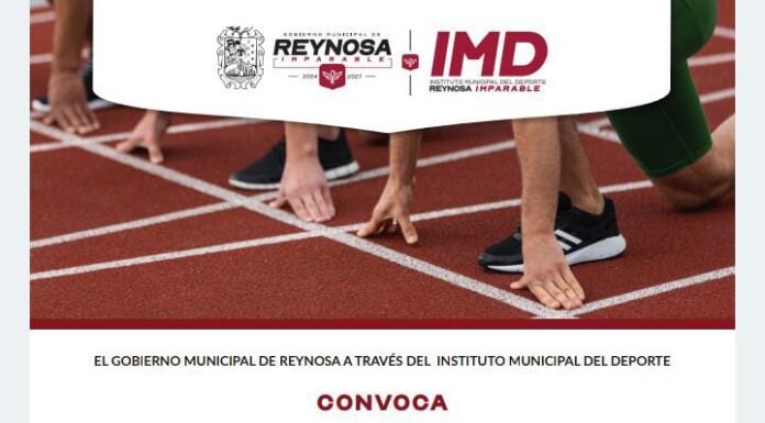 Convoca el Gobierno de Reynosa a la Eleminatoria de Atletismo