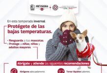 Pronóstico de temperatura congelante para Reynosa