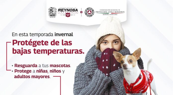 Pronóstico de temperatura congelante para Reynosa