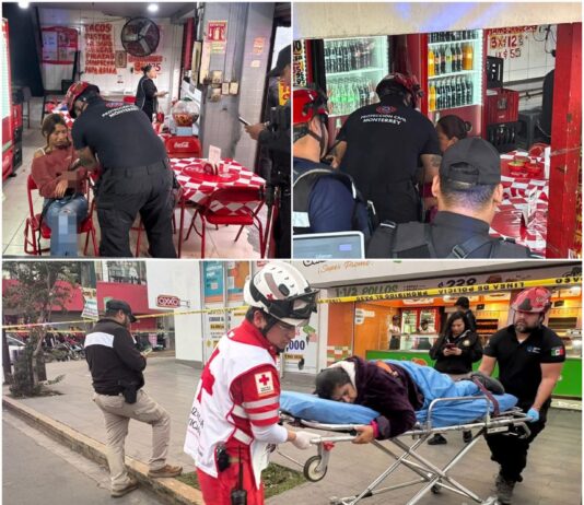 Balacera en pleno Centro deja al menos seis personas heridas, entre ellas una menor