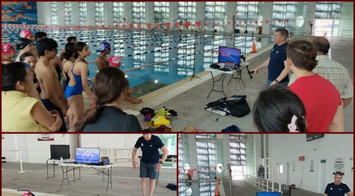 Clínica Nelswim impulsa a nadadores en Reynosa
